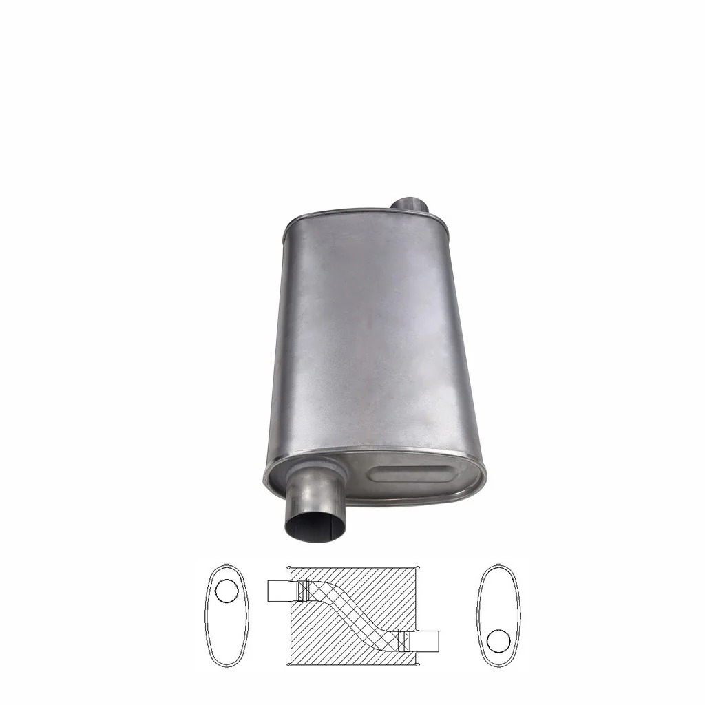 10" x 4" Offset/Offset Configurations Mufflers | Aluminised | Select Your Size Length and Internal Options - Image 11