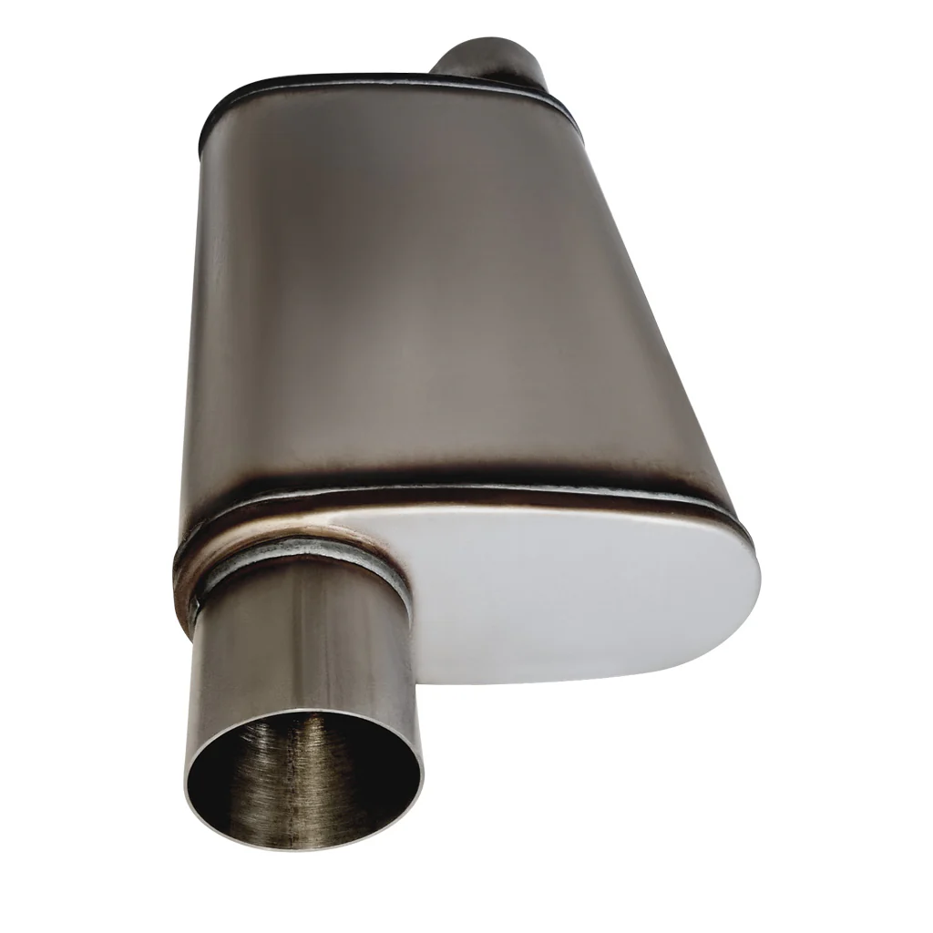 10" x 4" Offset/Offset Configurations Mufflers | Stainless 409 | Select Your Size Length and Internal Options - Image 4