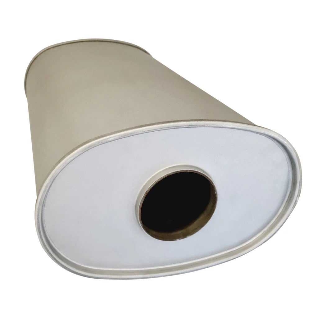 10" x 6.5" Centre/Dual Configurations Mufflers | Aluminised | Select Your Size Length and Internal Options - Image 4