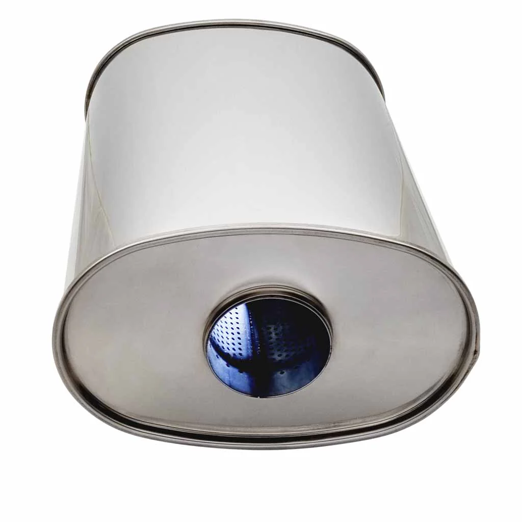 10" x 6.5" Centre/Dual Configurations Mufflers | Stainless 304 | Select Your Size Length and Internal Options - Image 2