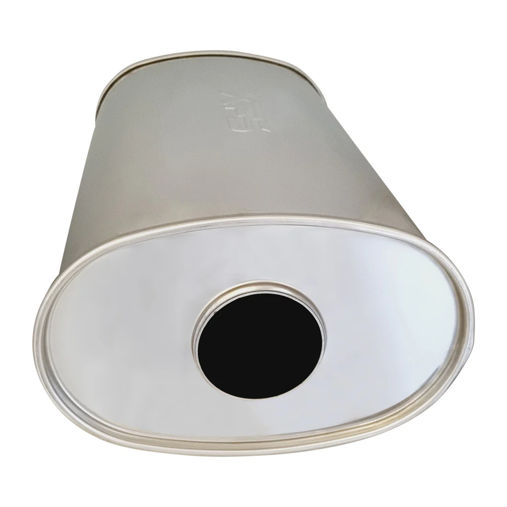 10" x 6.5" Centre/Dual Configurations Mufflers | Stainless 304 | Select Your Size Length and Internal Options - Image 4