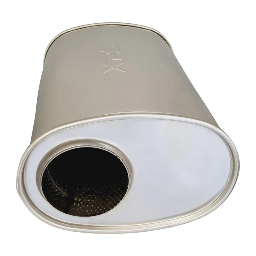 10" x 6.5" Offset/Centre Configurations Mufflers | Stainless 304 | Select Your Size Length and Internal Options - Image 2
