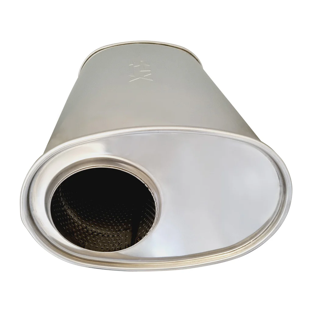 10" x 6.5" Offset/Centre Configurations Mufflers | Stainless 304 | Select Your Size Length and Internal Options - Image 3