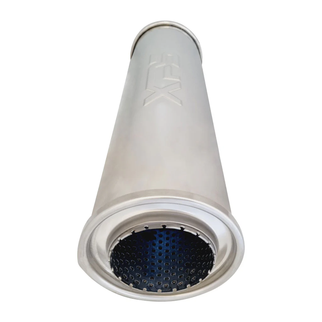 4" Round Centre/Centre Configurations Mufflers | Stainless 304 | Select Your Size Length and Internal Options - Image 3