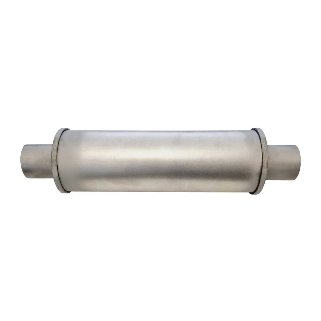 4" Round Centre/Centre Configurations Universal Mufflers | Aluminised | Select Your Size Length and Internal Options - Image 2