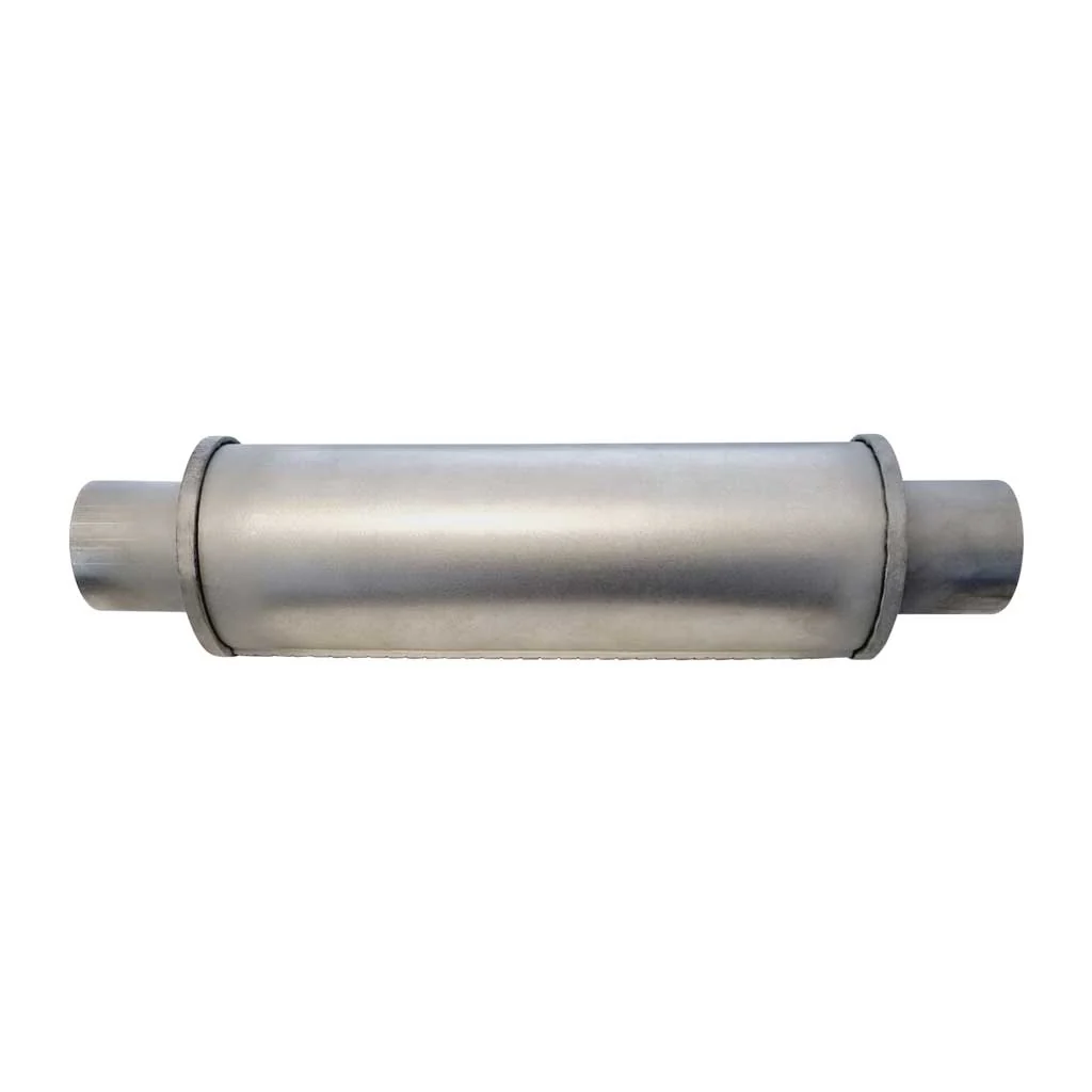 4" Round Centre/Centre Configurations Universal Mufflers | Aluminised | Select Your Size Length and Internal Options - Image 3