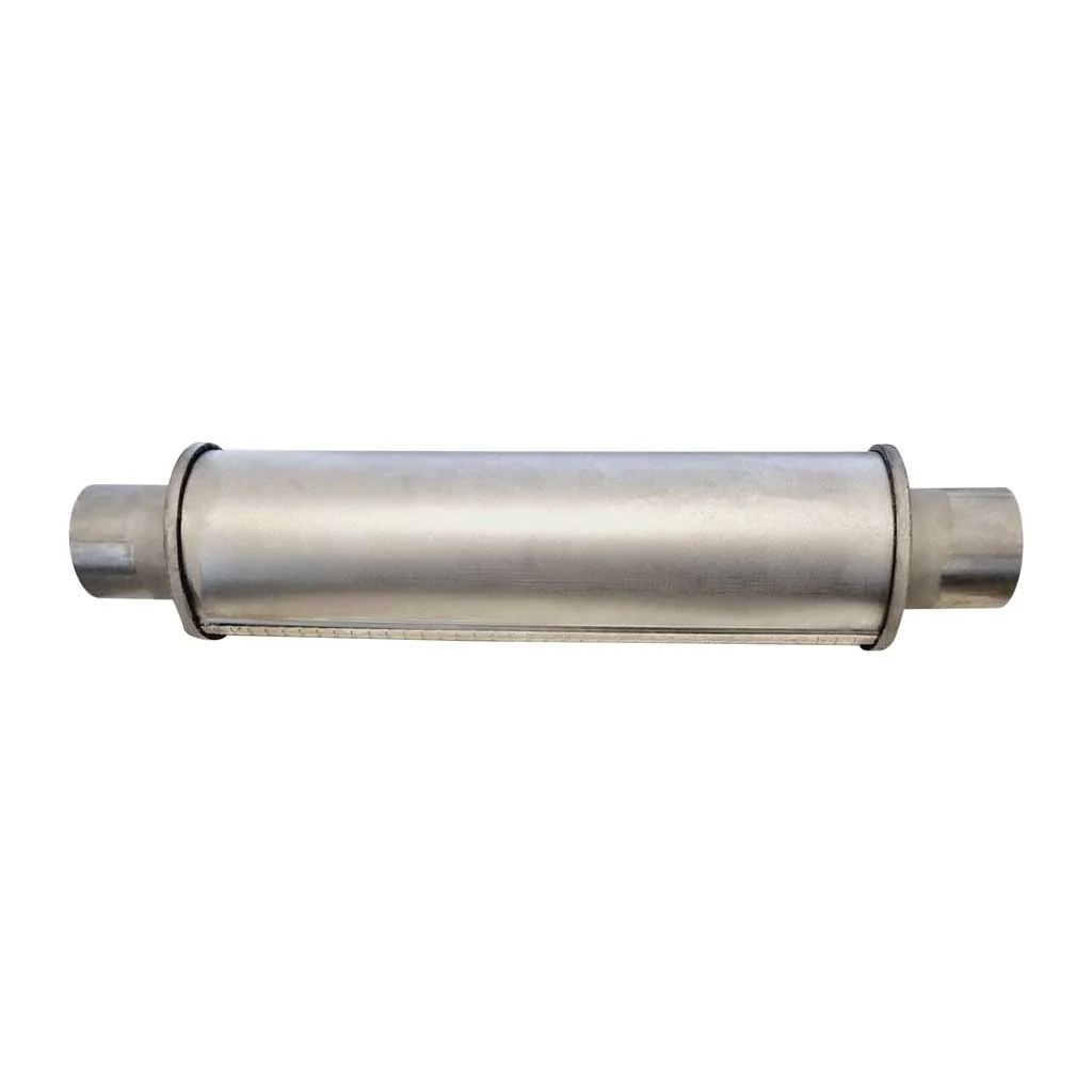 4" Round Centre/Centre Configurations Universal Mufflers | Aluminised | Select Your Size Length and Internal Options - Image 4