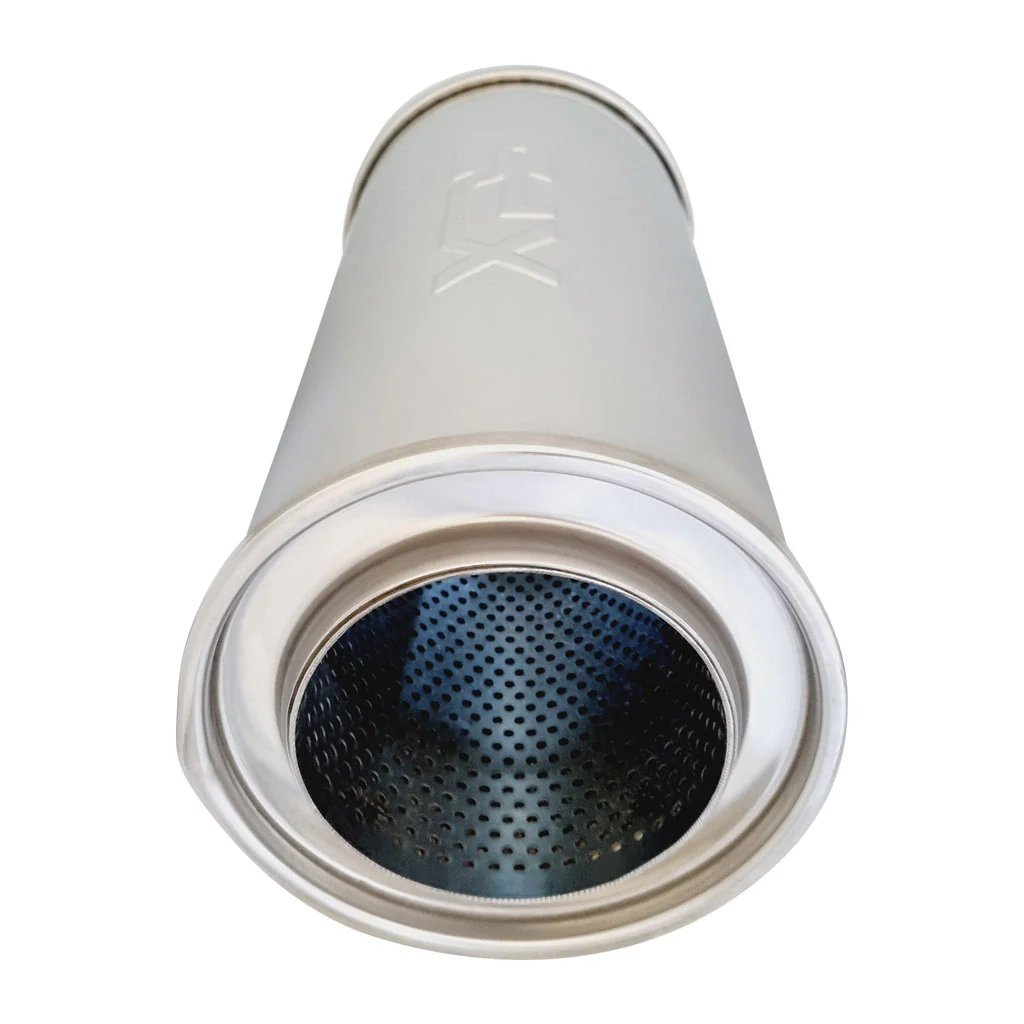 5" Round Centre/Centre Configurations Universal Mufflers | Stainless 304 | Select Your Size Length and Internal Options - Image 7
