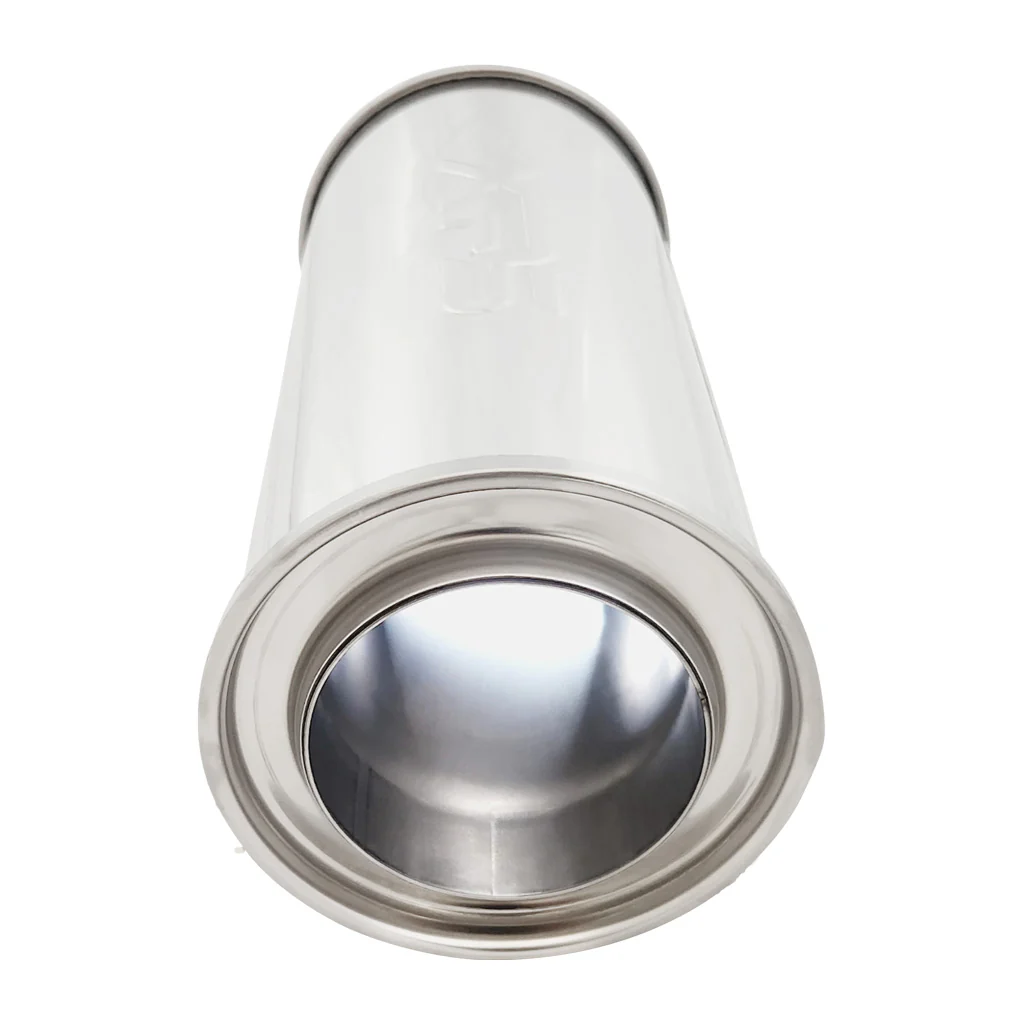 5" Round Centre/Centre Configurations Universal Mufflers | Stainless 304 | Select Your Size Length and Internal Options - Image 8