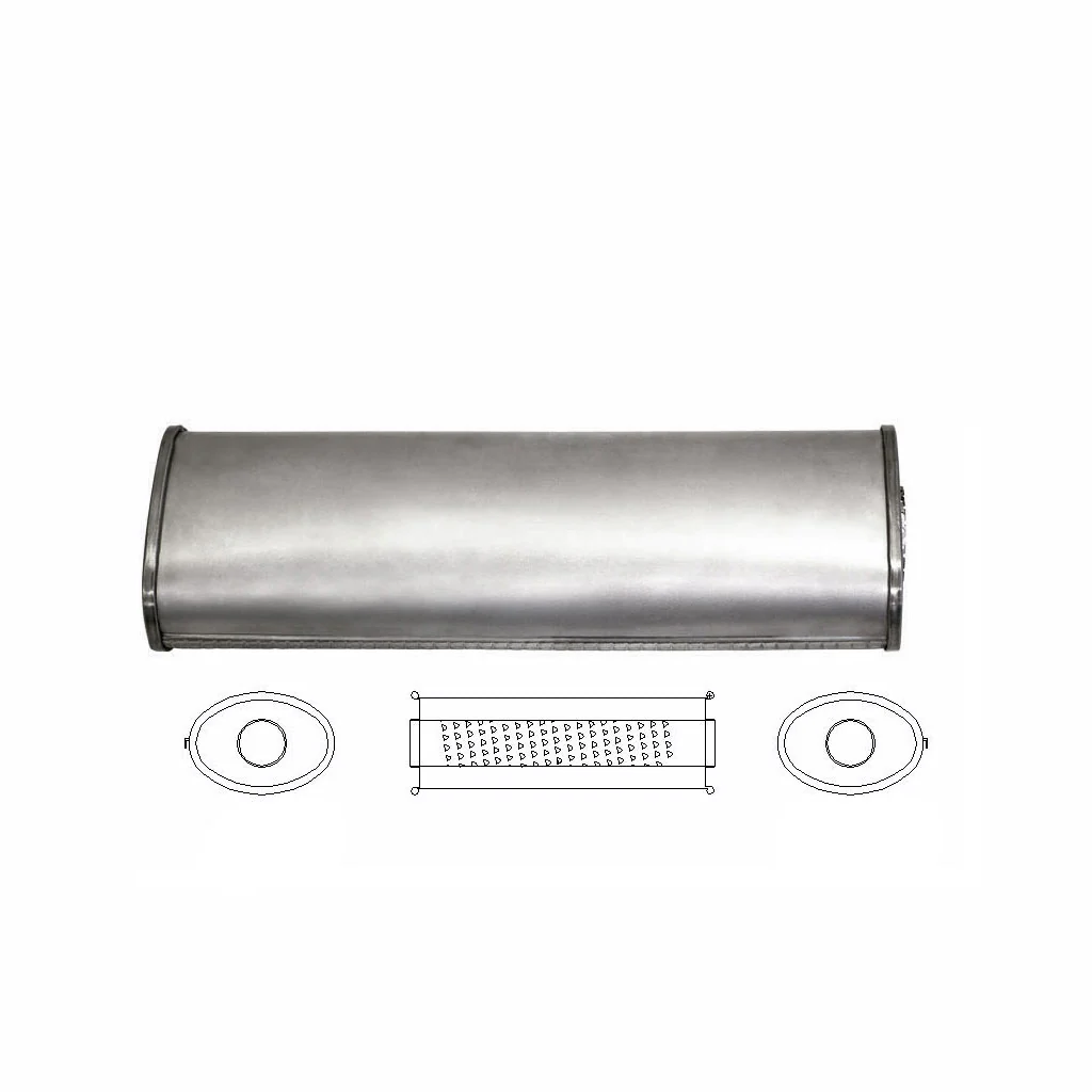 5" x 3" Centre/Centre Configurations Mufflers | Aluminised | Select Your Size Length and Internal Options - Image 11