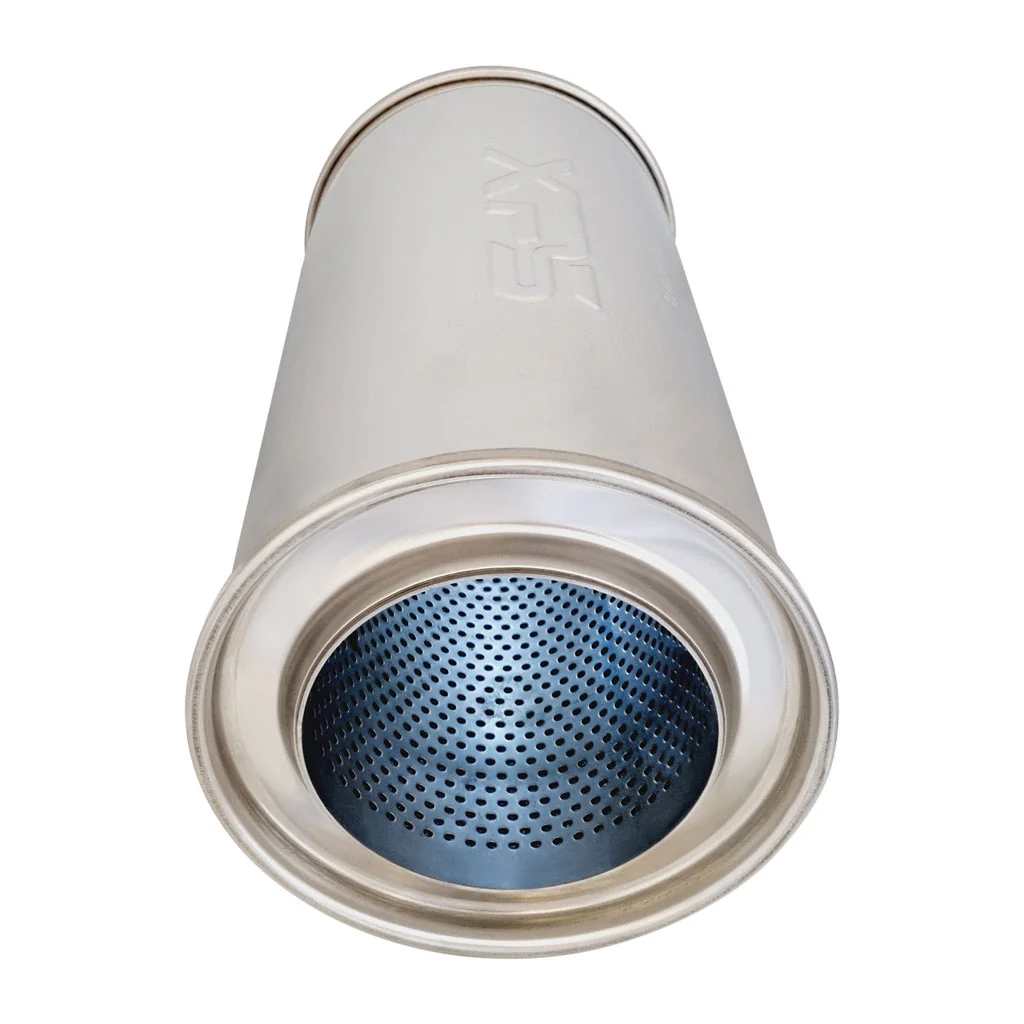 6" Round Centre/Centre Configurations Mufflers | Stainless 304 | Select Your Size Length and Internal Options - Image 2