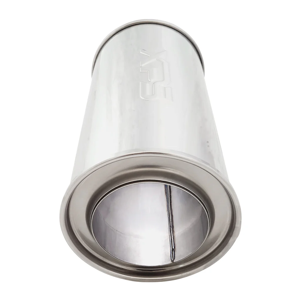 6" Round Centre/Centre Configurations Mufflers | Stainless 304 | Select Your Size Length and Internal Options - Image 3