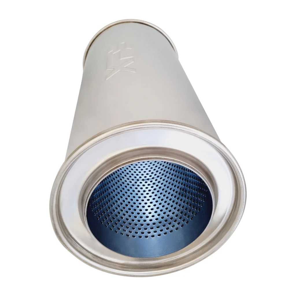 6" Round Centre/Centre Configurations Mufflers | Stainless 304 | Select Your Size Length and Internal Options - Image 4