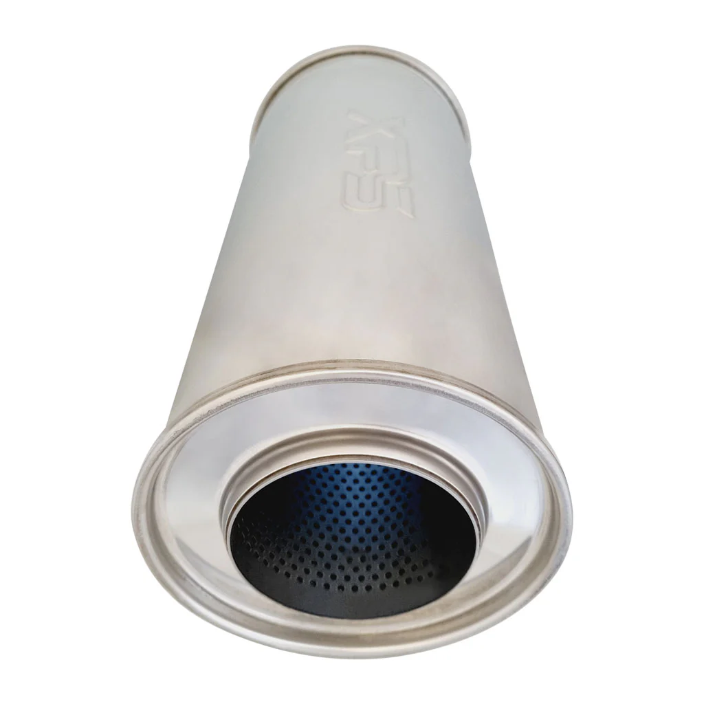 6" Round Centre/Centre Configurations Mufflers | Stainless 304 | Select Your Size Length and Internal Options - Image 7