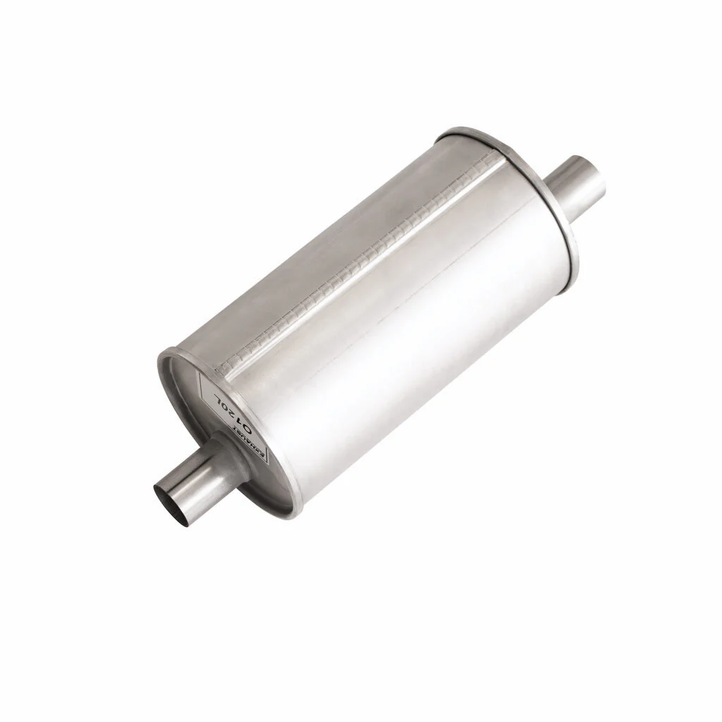 6" Round Offset/Offset Lefthand Rotation Configurations Universal Mufflers | Aluminised | Select Your Size Length and Internal Options - Image 2