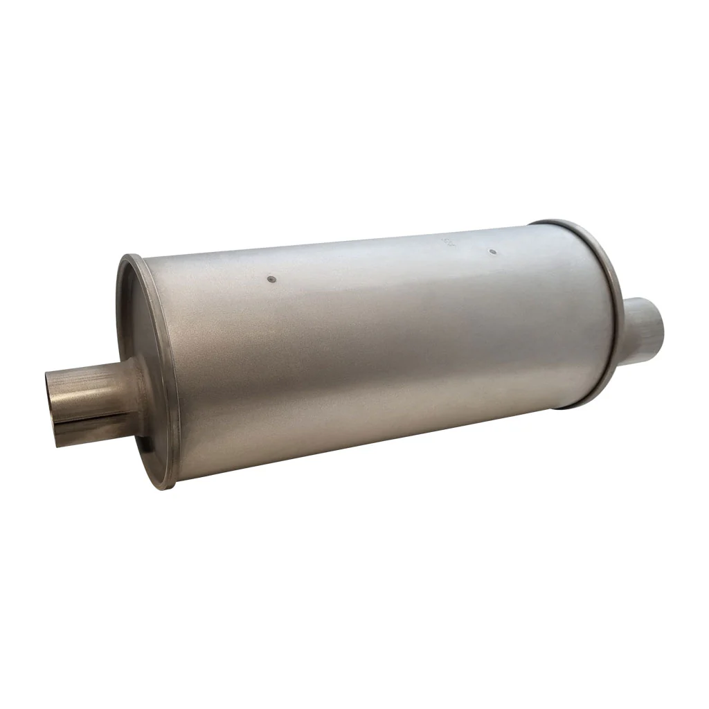 6" Round Offset/Offset Lefthand Rotation Configurations Universal Mufflers | Aluminised | Select Your Size Length and Internal Options - Image 7