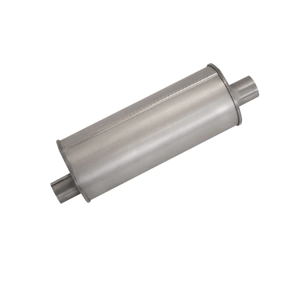 6" Round Offset/Offset Lefthand Rotation Configurations Universal Mufflers | Aluminised | Select Your Size Length and Internal Options - Image 8