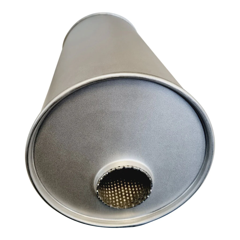 8" Round Offset/Offset Configurations Universal Mufflers | Aluminised | Select Your Size Length and Internal Options - Image 2
