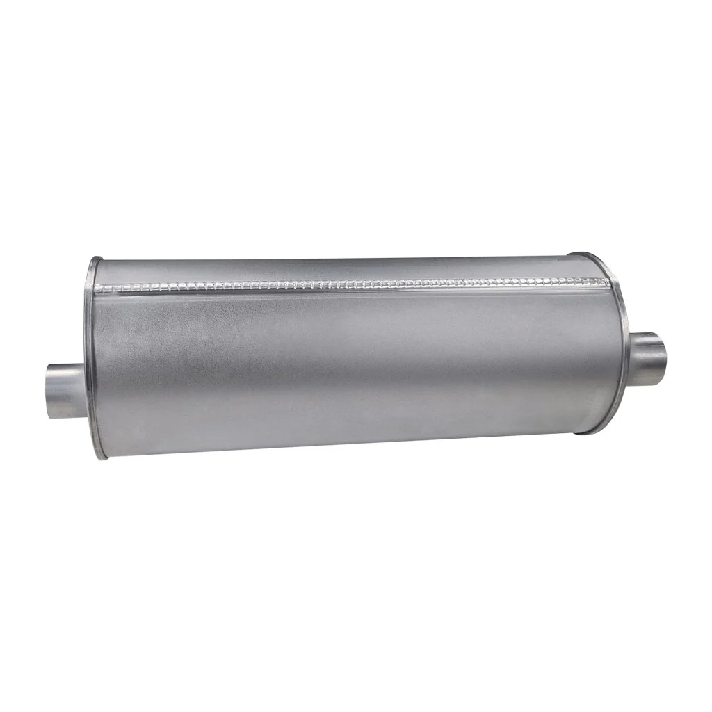 8" Round Offset/Offset Lefthand Rotation Configurations Universal Mufflers | Aluminised | Select Your Size Length and Internal Options - Image 5