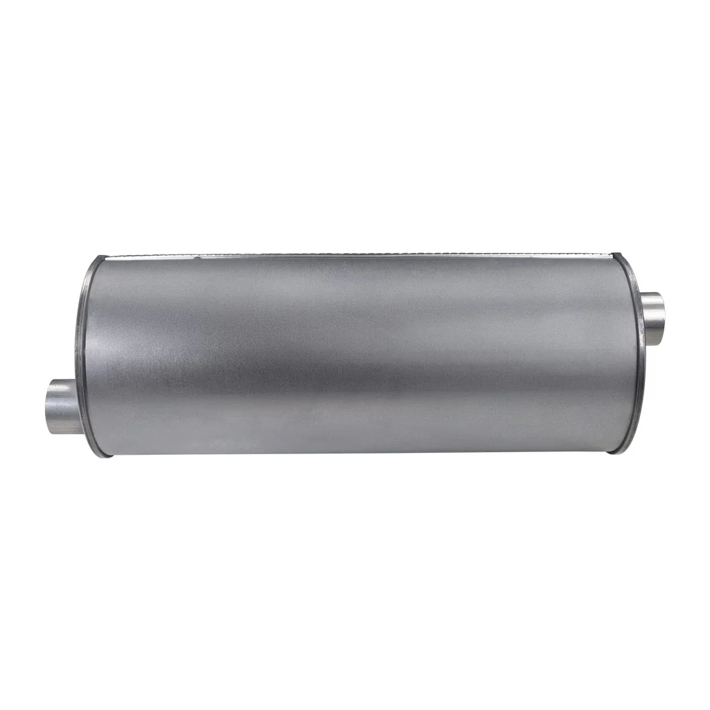 8" Round Offset/Offset Righthand Rotation Configurations Universal Mufflers | Aluminised | Select Your Size Length and Internal Options - Image 5