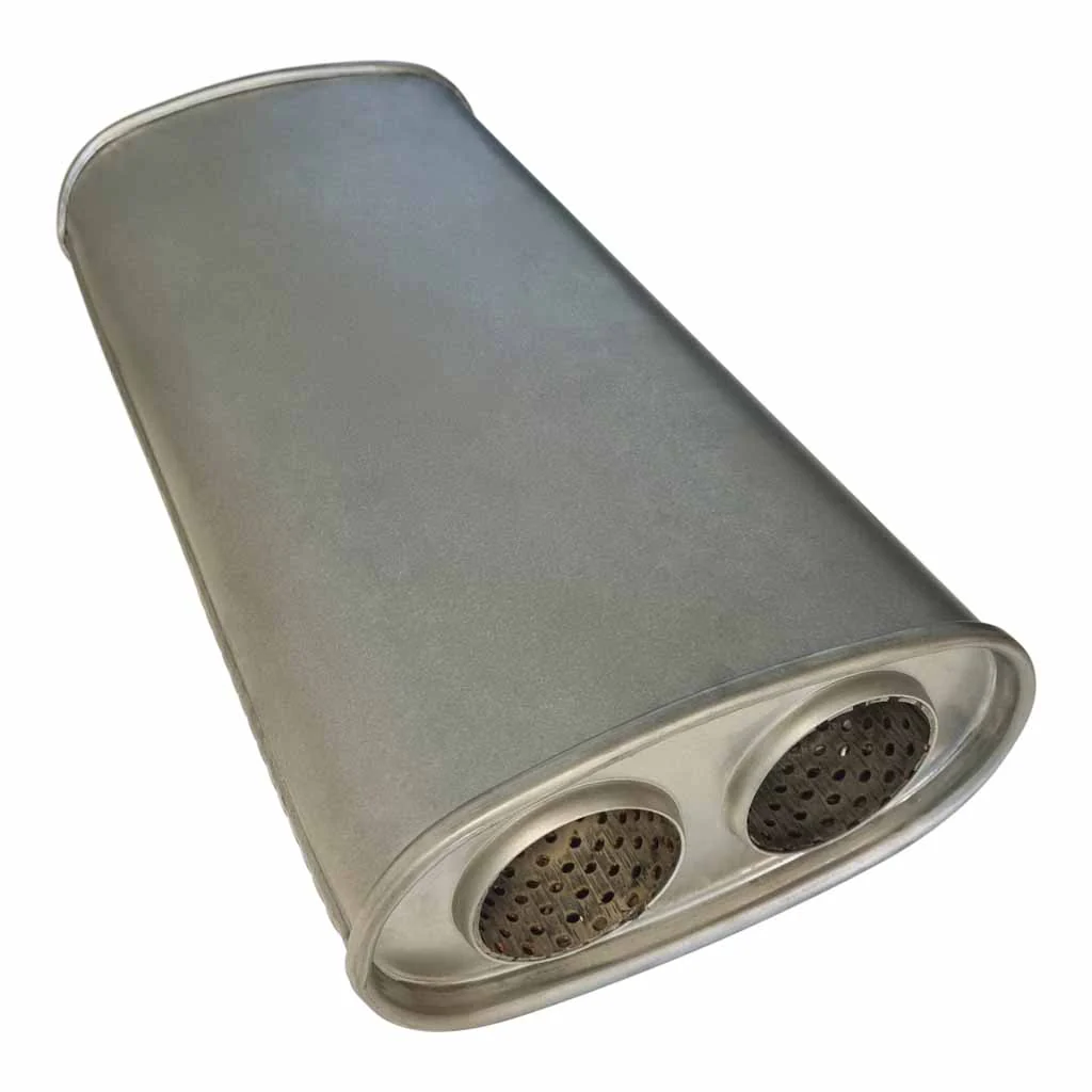 8" x 4" Centre/Dual Configurations Mufflers | Aluminised | Select Your Size Length and Internal Options - Image 3
