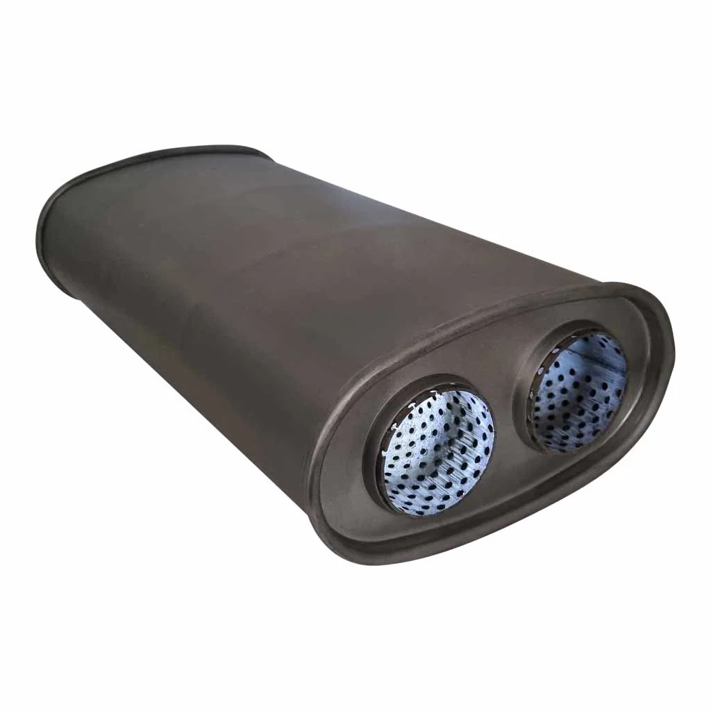 8" x 4" Dual/Dual Configurations Mufflers | Aluminised | Select Your Size Length and Internal Options - Image 4