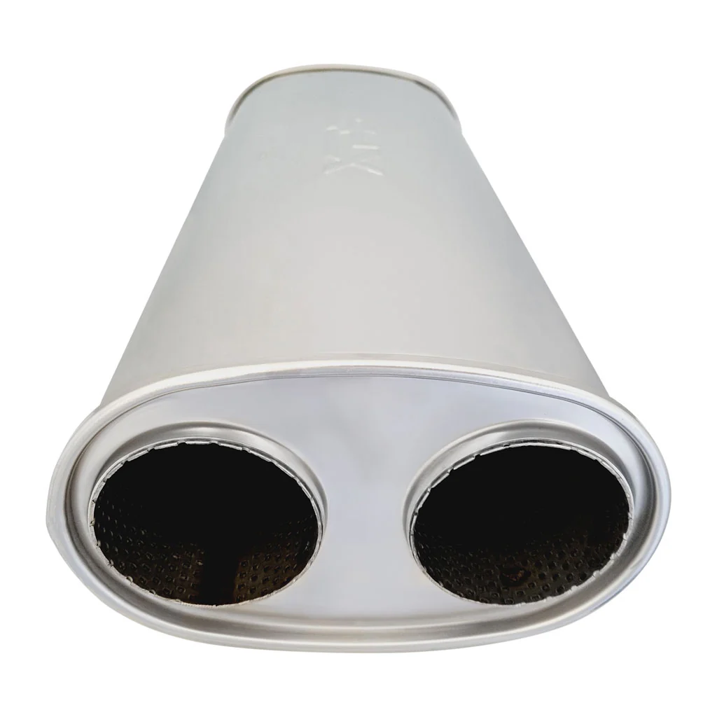 8" x 5" Dual/Dual Configurations Mufflers | Stainless 304 | Select Your Size Length and Internal Options - Image 3