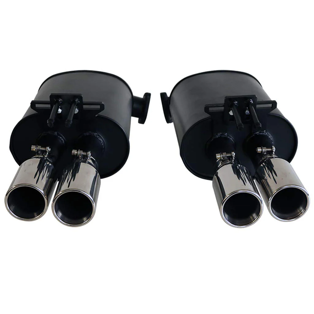 Commodore VE VF V6 V8 Sed Wag Twin 3" Catback Exhaust Hdx Pipe And Straight Tips - Image 2