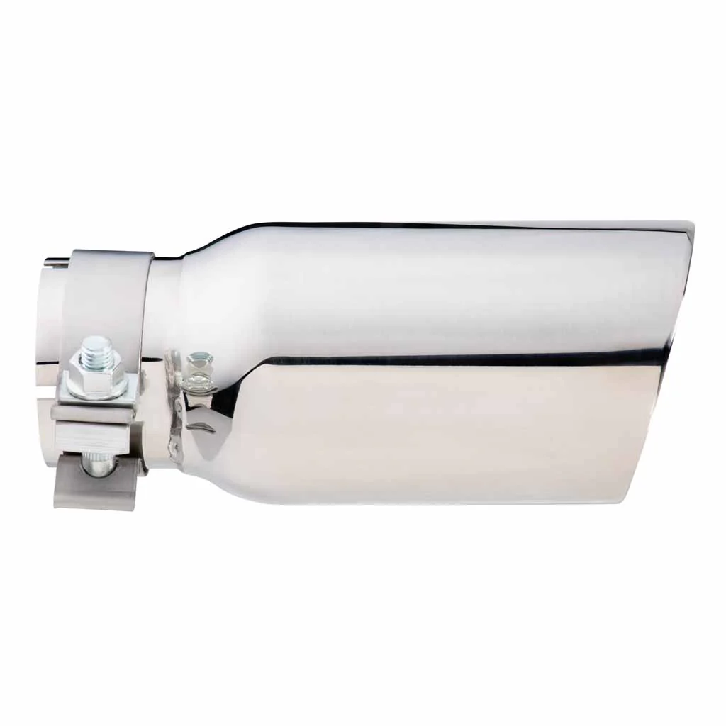 Exhaust Tip Angle Cut Inner Cone 2.5" In - 89mm Out 8" Long 304 Stainless - Image 3