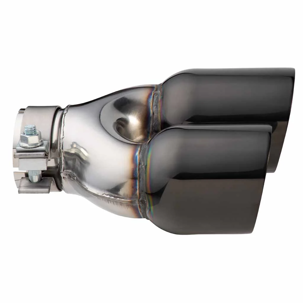 Exhaust Tip Y-Piece Inner Cone 2.5" In Dual 3.5" Out 9" Long LHS 304SS - Image 3