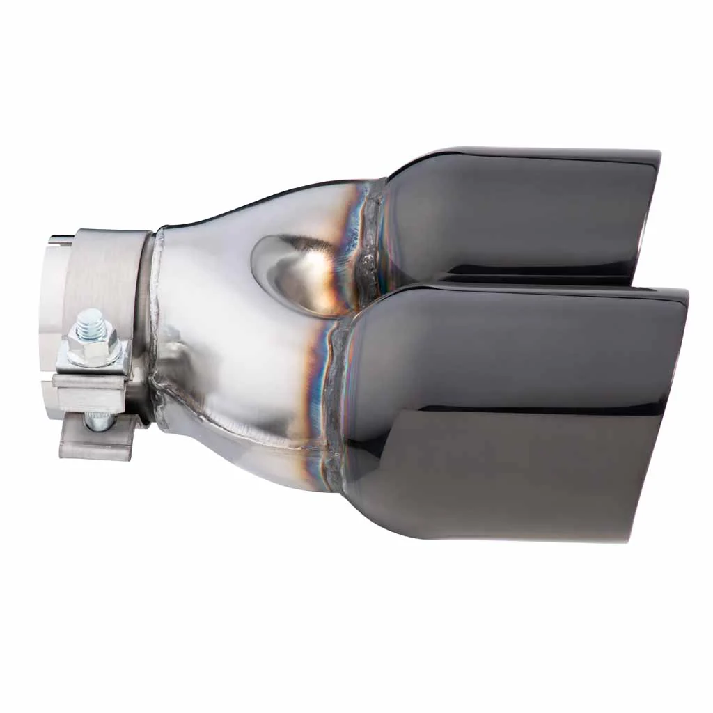 Exhaust Tip Y-Piece Inner Cone 2.5" In Dual 3.5" Out 9" Long RHS 304SS - Image 3