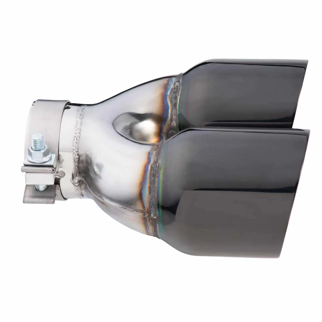 Exhaust Tip Y-Piece Inner Cone 3 Inch In - Dual 4 Inch Out 9" Long RHS 304SS - Image 3