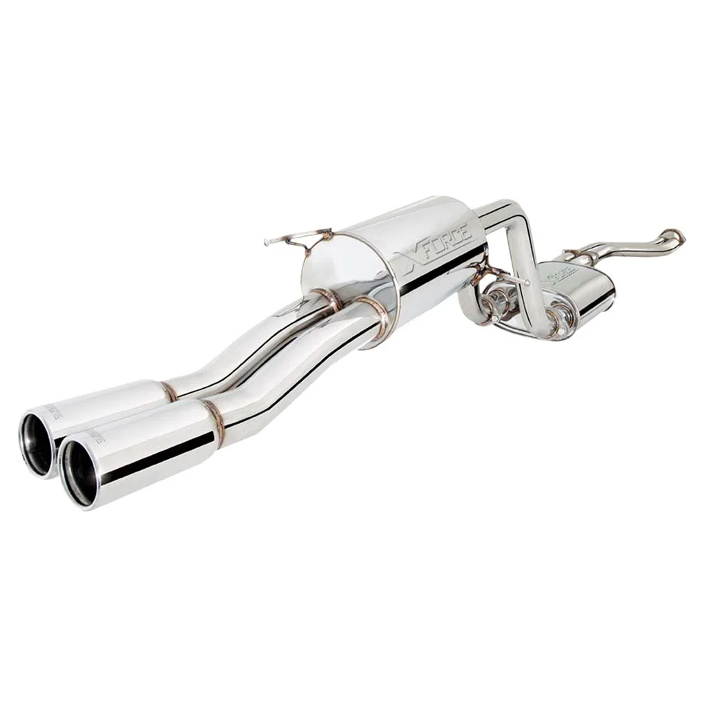 Falcon BA BF XR6 Turbo Ute XFORCE Full Exhaust 4 Inch To Twin 2.5 Inch - Raw 409 **** Special Order Item ****