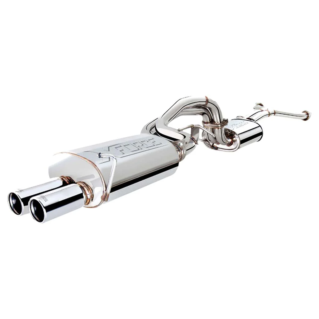 Ford Falcon BA BF XR8 Sedan XFORCE Twin 2.5 Inch Catback Exhaust - Polished SS **** Special Order Item ****