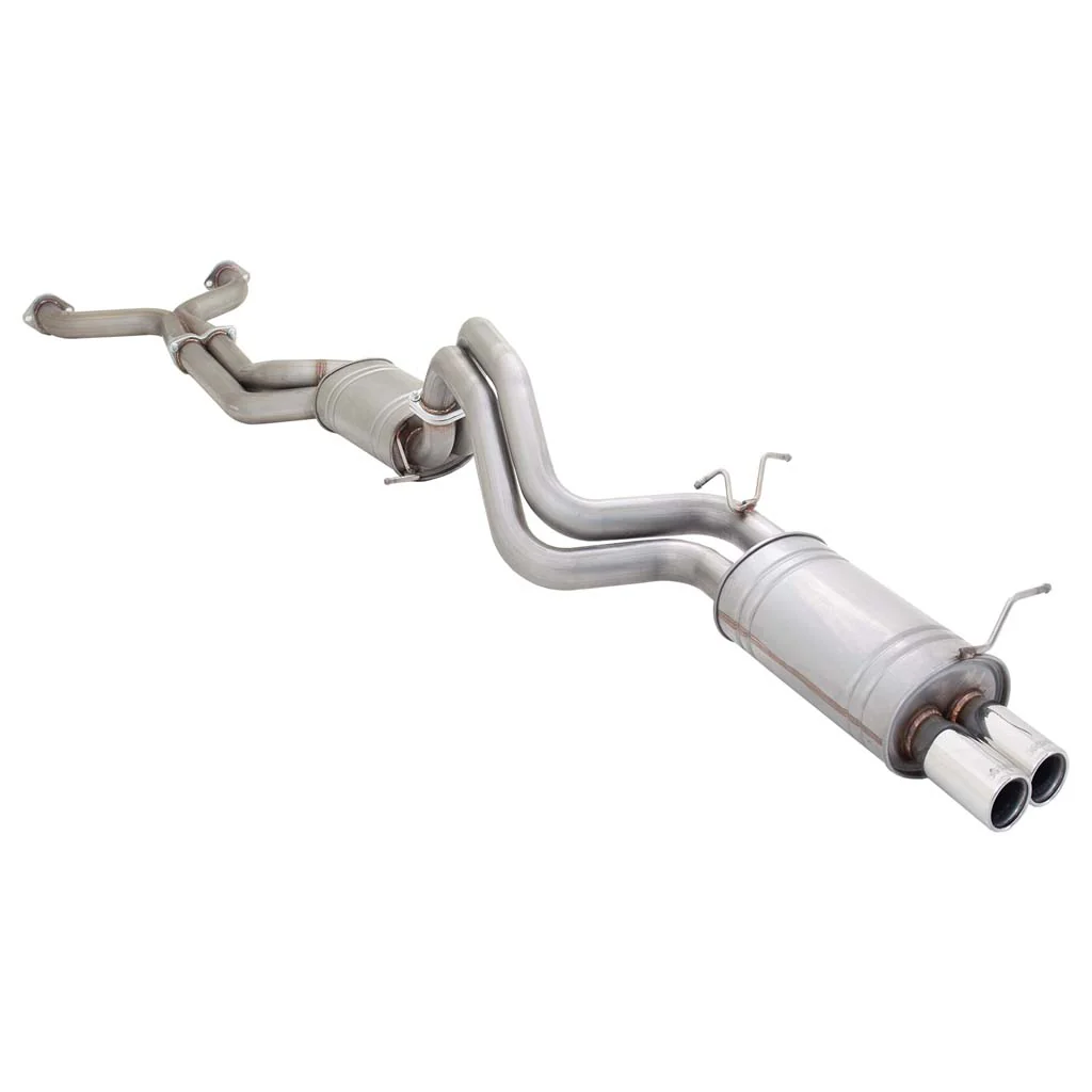 Ford Falcon BA BF XR8 Sedan XFORCE Twin 2.5 Inch Catback Exhaust - Raw 409 **** Special Order Item ****