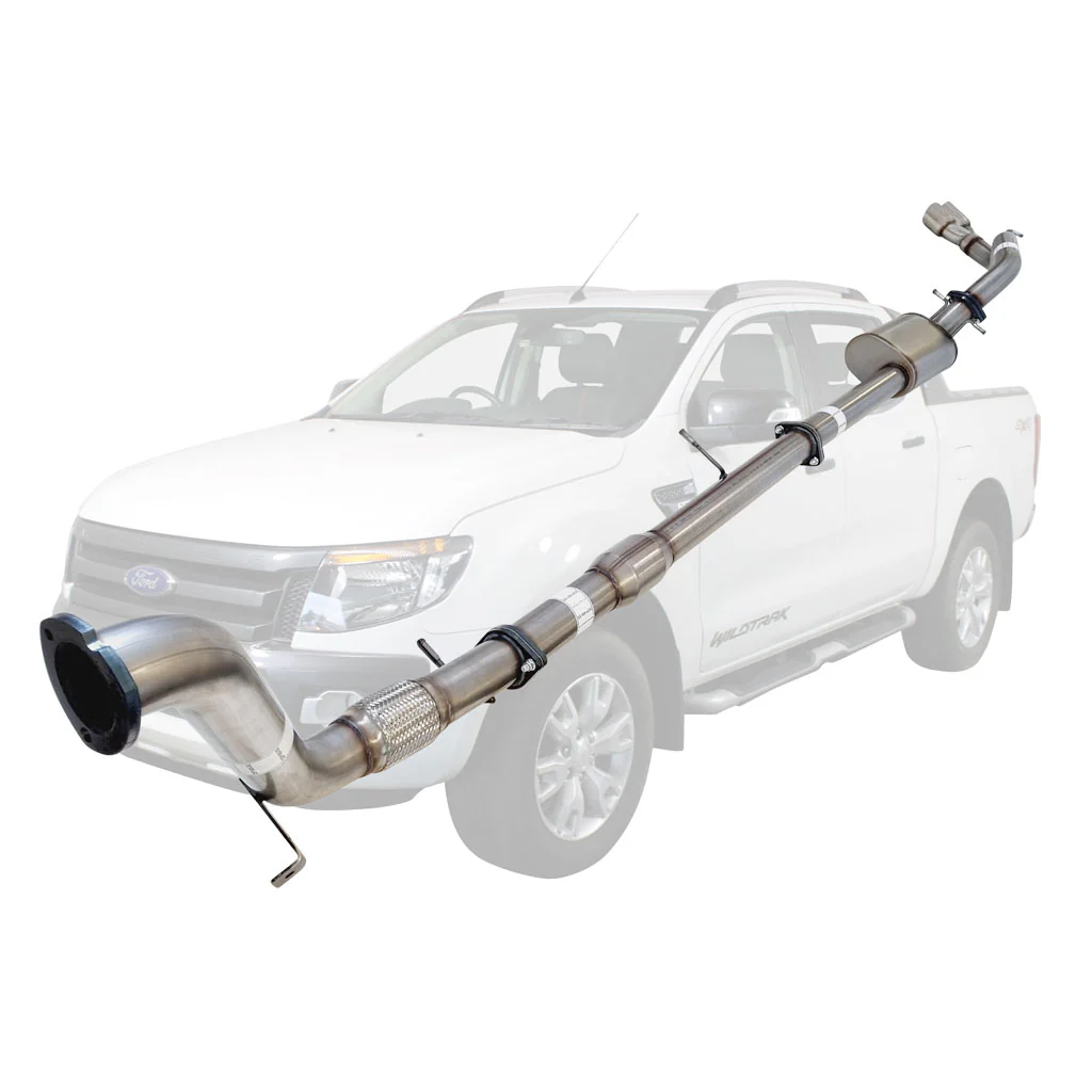 Ford Ranger PX 2011-2016 3.2L 3 Inch Turbo Back Exhaust System - Image 10