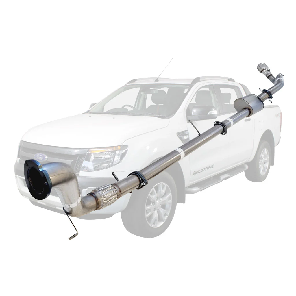 Ford Ranger PX 2011-2016 3.2L 3 Inch Turbo Back Exhaust System - Image 14