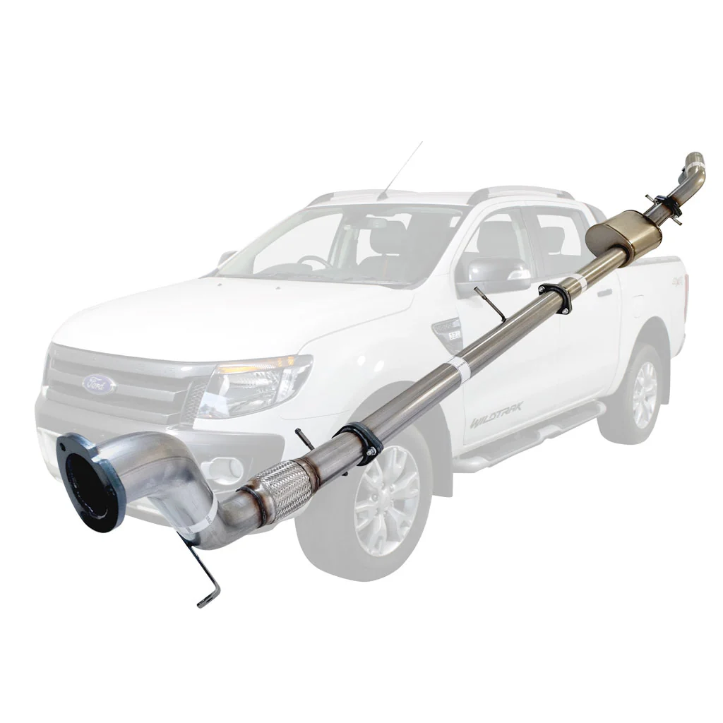 Ford Ranger PX 2011-2016 3.2L 3 Inch Turbo Back Exhaust System - Image 15