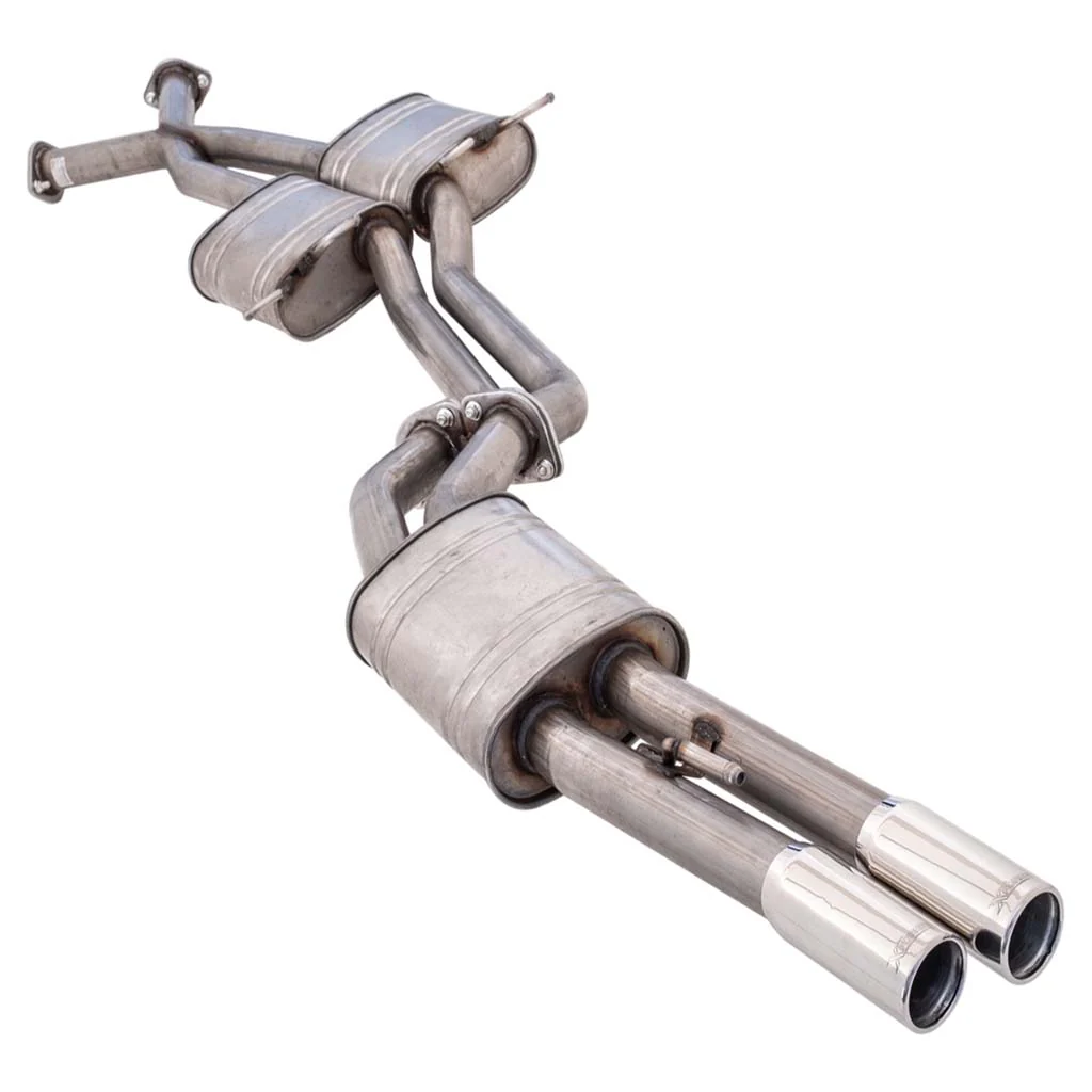 Holden Commodore VT VX VY VZ Ute XFORCE Twin 2.25 Inch Catback Exhaust - Raw 409 **** Special Order Item ****