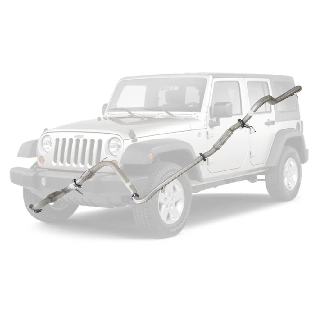 Jeep Wrangler JK 2007-2010 2.8L CRD 3 Inch Turbo Back Exhaust *** Limited Stock Made To Order **** - Image 3