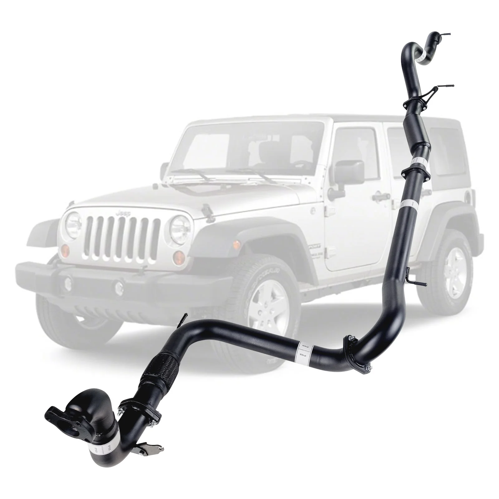Jeep Wrangler JK 2007-2010 2.8L CRD 3 Inch Turbo Back Exhaust *** Limited Stock Made To Order **** - Image 4
