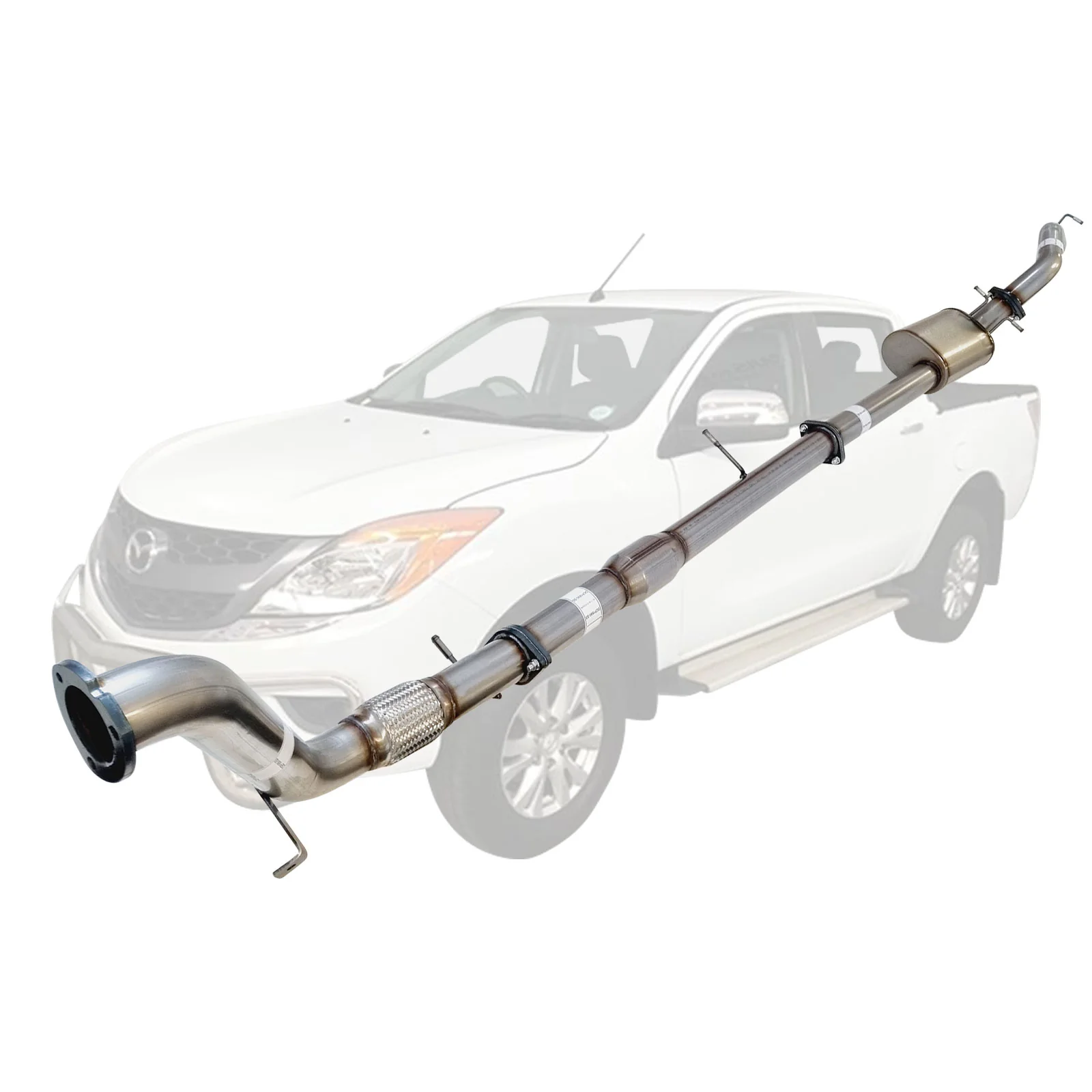 Mazda BT50 2011 - 9/2016 3.2L 3 Inch Turbo Back Exhaust - Image 11