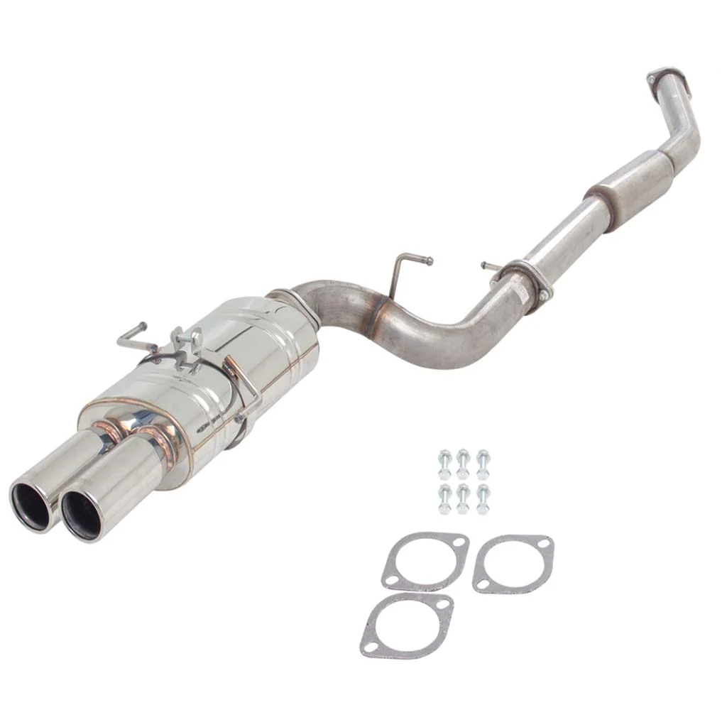 Nissan 200SX S15 XFORCE 3 Inch Catback Exhaust Oval Rear And Twin Tip - Raw 409 **** Special Order Item ****