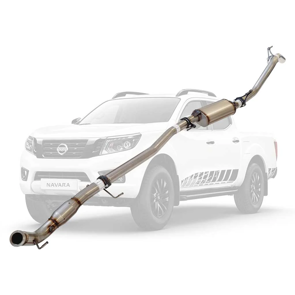 Nissan Navara D23 NP300 2.3L 3 Inch Turbo Back Exhaust DPF Delete - Image 11