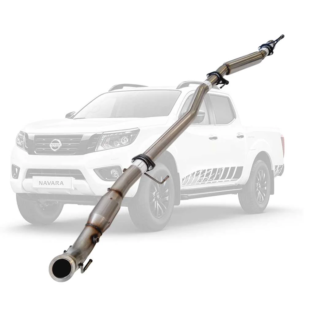 Nissan Navara D23 NP300 2.3L 3 Inch Turbo Back Exhaust DPF Delete - Image 4