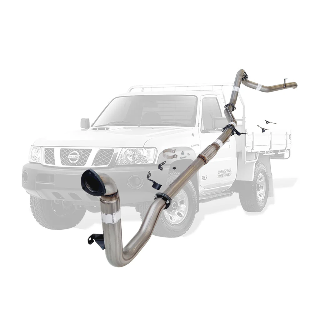 Nissan Patrol Y61 GU 3L ZD30 Ute 3 Inch Turbo Back Exhaust 2000 - 2016 (Does not suit Coil Tower Braces) - Image 11