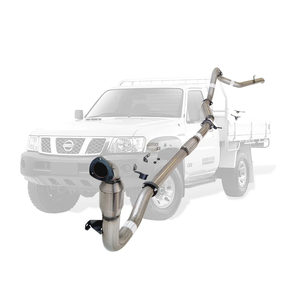 Nissan Patrol Y61 GU 3L ZD30 Ute 3 Inch Turbo Back Exhaust 2000 - 2016 (Does not suit Coil Tower Braces) - Image 3