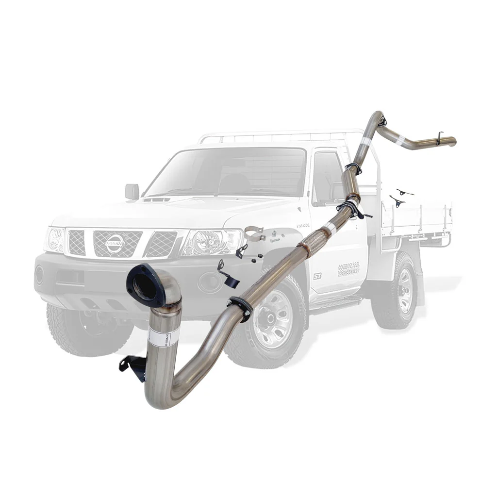 Nissan Patrol Y61 GU 3L ZD30 Ute 3 Inch Turbo Back Exhaust 2000 - 2016 (Does not suit Coil Tower Braces) - Image 5