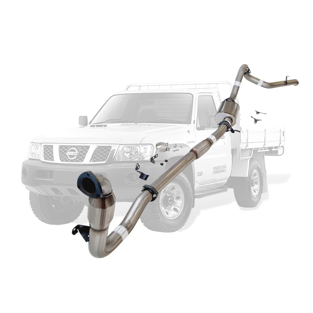 Nissan Patrol Y61 GU 3L ZD30 Ute 3 Inch Turbo Back Exhaust 2000 - 2016 (Does not suit Coil Tower Braces) - Image 7