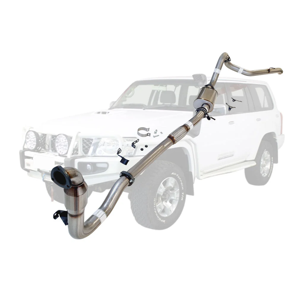 Nissan Patrol Y61 GU 3L ZD30 Wagon 3 Inch Turbo Back Exhaust 2000-2016 (Does not suit Coil Tower Braces) - Image 7